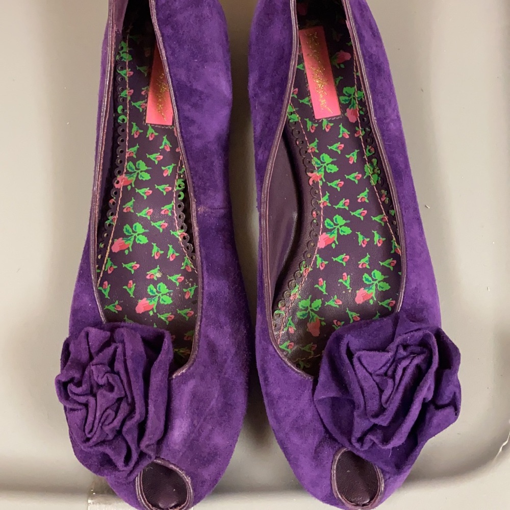 Purple flats